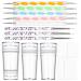 Friusate 15 pieces of nail stamp clear nail art stamper jelly with spatula setpinsel for gel nails make nails French pointed manicure stamp for French nails smile line