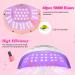 UV Nail Lamp 268W UV Lamps for Gel Nails with 4 Timer Setting/Large LCD Touch Screen Fast Curing Lamp Nail Dryer for Toenail Home Salon white&black - Buy Online on SooperMarket.com