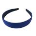 Satin Navy Blue Headband - 2.5 cm Wide | International Shipping Available - Buy Online on SooperMarket.com