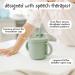 Bubba Bear Baby Cup with Straw | Weighted Sippy Cup for Babies 6+ Months | Non-Spill Bottle for Toddlers | Easy to Hold & Clean Water Bottle with Snack Pot Lid - Storm Grey - Buy Online on SooperMarket.com