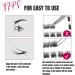 90 Clusters DIY False Eyelashes Kit - Reusable Soft Natural Russian Lashes Extensions - Clear Glue Included - 10-16mm C CC D Curl - Buy Online on SooperMarket.com
