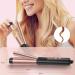 25mm Electric Hair Curling Iron | Portable Adjustable Curler with Heat-Resistant Sleeve & 360 Rotating Cord - Buy Online on SooperMarket.com