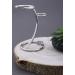 Haryali London Sustainable 2-in-1 Razor Stand & Brush Holder | Curved Design, Chrome Finish, Non-Rustic | Shaving Brush Stand, Razor Holder - Zero Waste - Buy Online on SooperMarket.com
