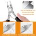 Precision Stainless Steel Foot Nail Knipper & Scissors for Ingrown Toenails - Professional Pedicure Tool & Gift - Buy Online on SooperMarket.com