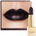 OULAC Metallic Shine Glitter Lipstick Black High Impact Lipcolor Lightweight Soft and Ultra Hydrating Long Lasting Vegan & Cruelty-Free Full-Coverage Lip Color 4.3 g/0.15 Midnight Mirage(21)