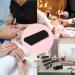 Felenny Nail Art Rest Cushion Detachable Sponge Zipper Design Nail Pillow Hand Rest Professional Salon Hand Arm Holder Manicure Pillow Nail Cushion For Makeup Cosmetic Tools Black - Buy Online on SooperMarket.com