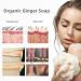 Organic Ginger Soap (2 Pack) - Weight Loss & Blood Circulation Support for Face and Body - Buy Online on SooperMarket.com