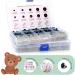 800PCS Safety Eyes & Noses for Amigurumi - 2 Boxes, Black Plastic Craft Doll Eyes with Washers for Crochet Stuffed Animals, Assorted Sizes - Includes Size Chart - Buy Online on SooperMarket.com