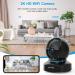 Wansview 2K WiFi Security Camera with 2-Way Audio, Night Vision, Alexa Compatibility - Black - Buy Online on SooperMarket.com
