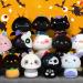 Mewaii 8'' Soft Skeleton Bat Mushroom Pillow Stuffed Animal Plush - Cuddly Black Toy for Kids | 8 Inch Plushie Squishy - Buy Online on SooperMarket.com