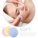 FRCOLOR 3Pcs Makeup Remover Pads - Soft Cleansing Cotton Round Beauty Sponge for Effortless Makeup Removal - Buy Online on SooperMarket.com