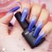 Senvenski Color Changing Gel Nail Polish Blue Pink Purple Glitter Mood Chameleon Thermal Temperature Gift Set UV LED Art Manicure Varnish (WB001) - Buy Online on SooperMarket.com