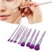 Soft Lightweight Portable Purple Makeup Brush Set - 10 Pcs Blush & Eyeshadow - Skin Friendly Cosmetics for Daily Use - International Shipping Available - Buy Online on SooperMarket.com