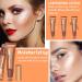 3pcs Liquid Contour Beauty Wand Set - Highlighter & Blush Stick with Cushion Applicator - Buy Online on SooperMarket.com