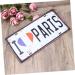 ABOOFAN Emblems Vintage Signs for Sale Out Door Decor Outdoor Metal Decor Iron Painting The Sign Iron Mark - Buy Online on SooperMarket.com