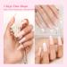 Saviland French Nail Stamp Kit with White Gel Polish - Nail Art Stamping Set for French Manicure - Buy Online on SooperMarket.com