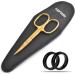 Golden Premium Nail Scissors Professional Curved Cuticle Scissors Manicure Scissors J2 Stainless Steel for Women Men Toenail Shears 4 Inch - Buy Online on SooperMarket.com