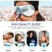 WELLDAY Butterfly Floral Sleep Mask - Soft Comfort Eye Shade Cover for Men and Women - Buy Online on SooperMarket.com