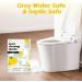 Soulink Toilet Cleaning Sheets - Eco-Friendly Liquidless Strips 80 Cleans Plastic-Free Lemon Scent - International Shipping Available - Buy Online on SooperMarket.com