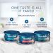 Blue Buffalo Tastefuls Pate Wet Cat Food (Pack of 12) - Salmon, Chicken, Ocean Fish & Tuna - 3oz x 12 - Buy Online on SooperMarket.com