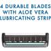 Wilkinson 120 Quattro Blades - Pack of 4 | Premium Shaving Blades for a Smooth Close Shave International Shipping Available - Buy Online on SooperMarket.com