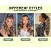 YEESHEDO Long Wavy Drawstring Ponytail Hair Extension | Clip-in Curly Synthetic Hairpiece 26 Chestnut Brown with Blonde | Women's Hair Accessories - Buy Online on SooperMarket.com