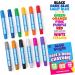 Blue Squid 12 Color Twistable Face Paint Marker Sticks Kit - Water Based Crayons for Kids & Adults | Halloween Belly Painting, Pregnancy Makeup | Body Paints Set - Buy Online on SooperMarket.com