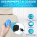 AW Union USB Powered Fabric Shaver & Lint Remover – Efficiently Remove Lints from Clothes Upholstery | 70 Cord & 2 Replacement Blades – Blue - Buy Online on SooperMarket.com