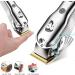 Hatteker Men's Hair Clipper & Beard Trimmer - Cordless and Waterproof Grooming Kit with Colorful Combs - Silver - Buy Online on SooperMarket.com