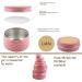 Buy BasicPacking 12-Piece 80ml Pink Empty Round Aluminum Screw Lid Cans - Ideal for Creams Candles & Cosmetics - Includes 50mm Stickers - Buy Online on SooperMarket.com