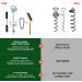 TOMBABY Heavy Duty Quality Dog Stake-Dog Tie Out Stake Dog Stake Allows Dogs Up to 200 lbs Dog Stakes for Outside Beach Camping Yard 360 Swivel Dog Anchor | Use for Any Dog Tie Out Cable silver/200+lbs - Buy Online on SooperMarket.com