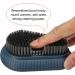 PATIKIL Cleaning Brush PP Bristles ABS Back with Hanging Hole Household Scrubbing for Shoes Sneakers Clothes Blue - Buy Online on SooperMarket.com