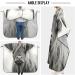 Kigai Highland Cow Barber Cape - Adjustable Waterproof Salon Hair Cutting Cape for Men & Women - Buy Online on SooperMarket.com