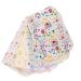 Wrap pad yworld cotton bamboo fiber breathable waterproof winding pads washable reusable diapers liners mats 4pack (20x28in) light color series