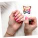 FOYTOKI Nail Art Brush Cup Glass Nail Dish Cup Nail Cups Nail Brush Dappen Dish Glass Nail Dish Bowl Acrylic Nail Tools Manicure Supplies Nail Brush Dappen Cup Glass Nail Dappen Cup 5.00X4.20X2.50CM Colorful - Buy Online on SooperMarket.com