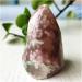 Natural Stone Sakura Agate Crystals Flame Home Room Decoration Feng Shui Gemstone Ornaments Reiki Stone Collection (Color : 80-90g Size : 1pc) 1pc 80-90g - Buy Online on SooperMarket.com