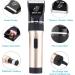 Professional Cordless Dog & Cat Hair Clippers with Detachable Blades and Guards - Rechargeable & Quiet - Ideal for Small Animals - Gold - Buy Online on SooperMarket.com
