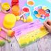 Hapeper 28-Piece Round Sponge Brush Set for Watercolor, Crafts & Face Painting - Buy Online on SooperMarket.com