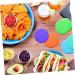MAGICLULU 24 Pcs Sauce Cup Silicone Lid Dressing Cups Lids Dipping Cups Lids Silicone Covers for Bowls Silicone Cup Covers Spices Dipping Sauce Bowls Lids Fresh Cover Snack Silica Gel Child 6.3X6.3CMx4pcs Assorted Colorx4pcs - Buy Online on SooperMarket.com