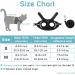AOKCATS Escape Proof Cat Harness and Leash Set - Reflective Strips, Adjustable Comfort - Small Cat, Kitten - Black, Medium - Buy Online on SooperMarket.com