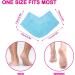 Moisturizing Gel Heel Socks Cracked Gel Heel Socks Toeless Heel Repair Socks for Women (Azure) - Buy Online on SooperMarket.com