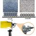 ZIOKOK Tufting Gun - 2-in-1 Electric Carpet Rug Weaving Machine Starter Kit - Yellow - Buy Online on SooperMarket.com