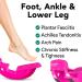 ProHeal Foot Rocker Calf Stretcher with Spiked Ball Massager for Plantar Fasciitis & Achilles Tendonitis - Blue/Yellow - Lower Leg Pain Relief - Buy Online on SooperMarket.com