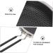 SWOOMEY 1Pc Outdoor Non Stick pan Camping Skillet nonstick Grill pan Stove Grill pan BBQ Grilling pan Broiler pan for Oven Stainless Steel Griddle Round Griddle fold Iron Gas Stove - Buy Online on SooperMarket.com