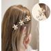 4 Starfish Hair Clips 2 Flower Hair Clips Wedding Accessories Diamond Hair Clips Elegant Non-Slip Hair Accessories for Girls Flower Girl - Buy Online on SooperMarket.com
