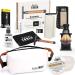 Barber Tools Razor set - razor planer/razor planer + 40 double blades + razor bathroom + shaving soap 150ml + aftershave balm 30ml + alaunstein + large storage bag