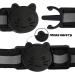 2 Pack Reflective Cat Collar Breakaway with Bell - Personalized Adjustable Safety Collar for Male and Female Cats - Black - Buy Online on SooperMarket.com