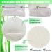 10pcs Organic Bamboo Makeup Remover Pads with Finger Pocket - Reusable 3 Layer Cotton Rounds in 5 Colors - Eco-Friendly Laundry Bag Included - Buy Online on SooperMarket.com