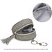 Virtcooy Pacifier Holder with Clip | Dark Gray Binky Clip Pouch for Babies | Easy Attachment to Diaper Bag & Handbag - Buy Online on SooperMarket.com