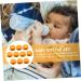 Vaguelly 10pcs Baby Bottle Seal Cap 43mm Diameter Bottle Lids Milk Bottle Cap Water Bottle Screw Lid Narrow Neck Breastmilk Bottles Cap Women Small Travel Food Grade Pp Milk Jug Orange 4.3x4.3x1.5cm - Buy Online on SooperMarket.com